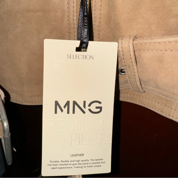 MANGO Tan 100%  Suede Jacket - Picture 13 of 13